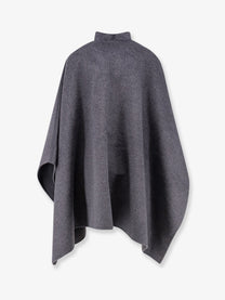 Rohe Women's Wool Cape Grey, view 2