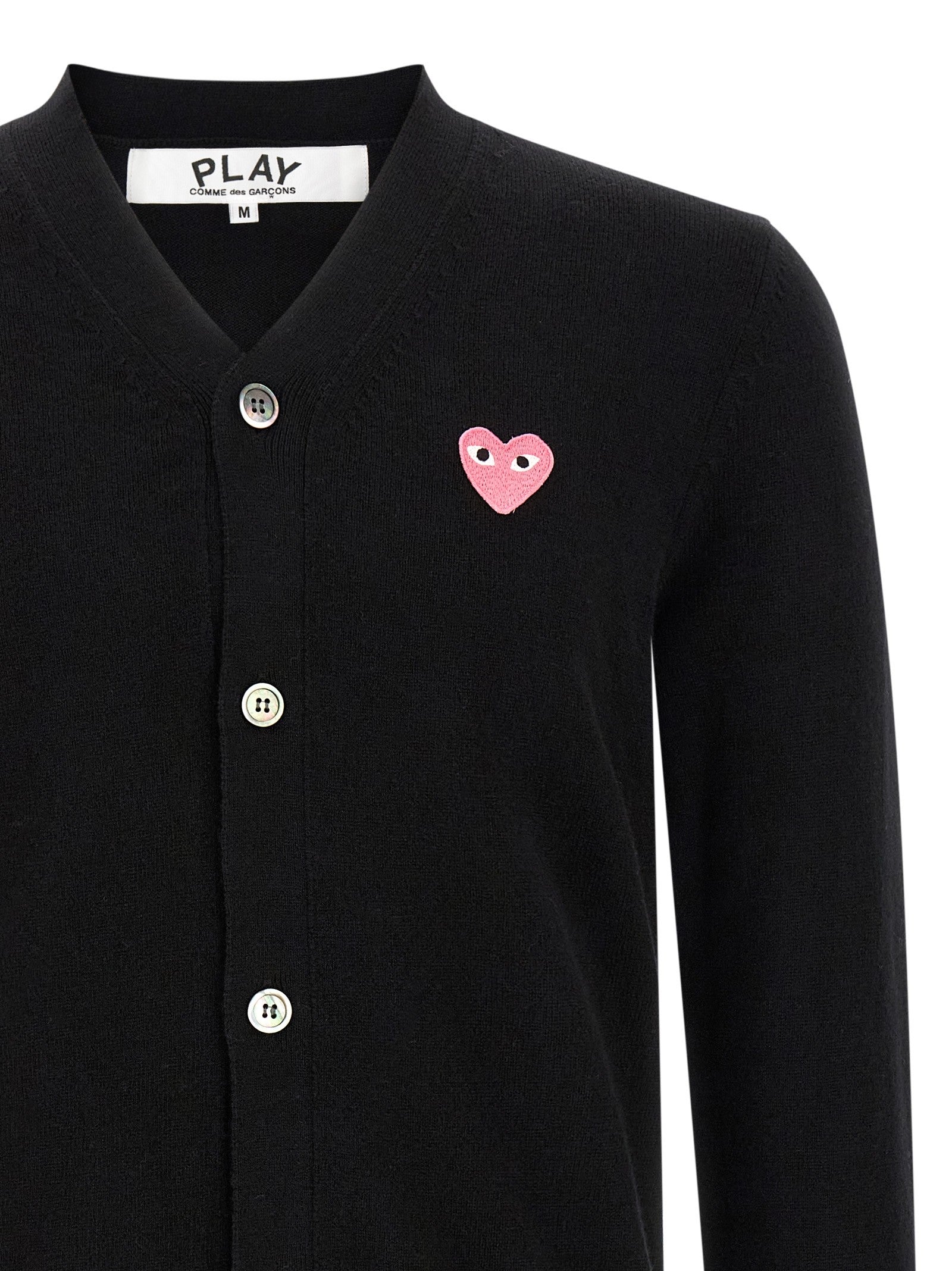 Comme Des Garcons Play Wool Cardigan Black