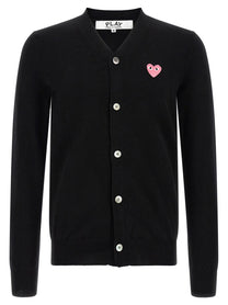 Comme Des Garcons Play Wool Cardigan Black