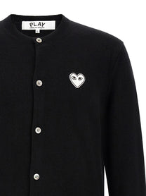 Comme Des Garcons Play Wool Cardigan Black