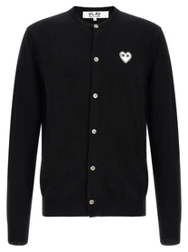 Comme Des Garcons Play Wool Cardigan Black