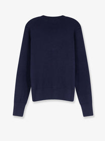 Ami Paris Men's Wool Cardigan Blue
