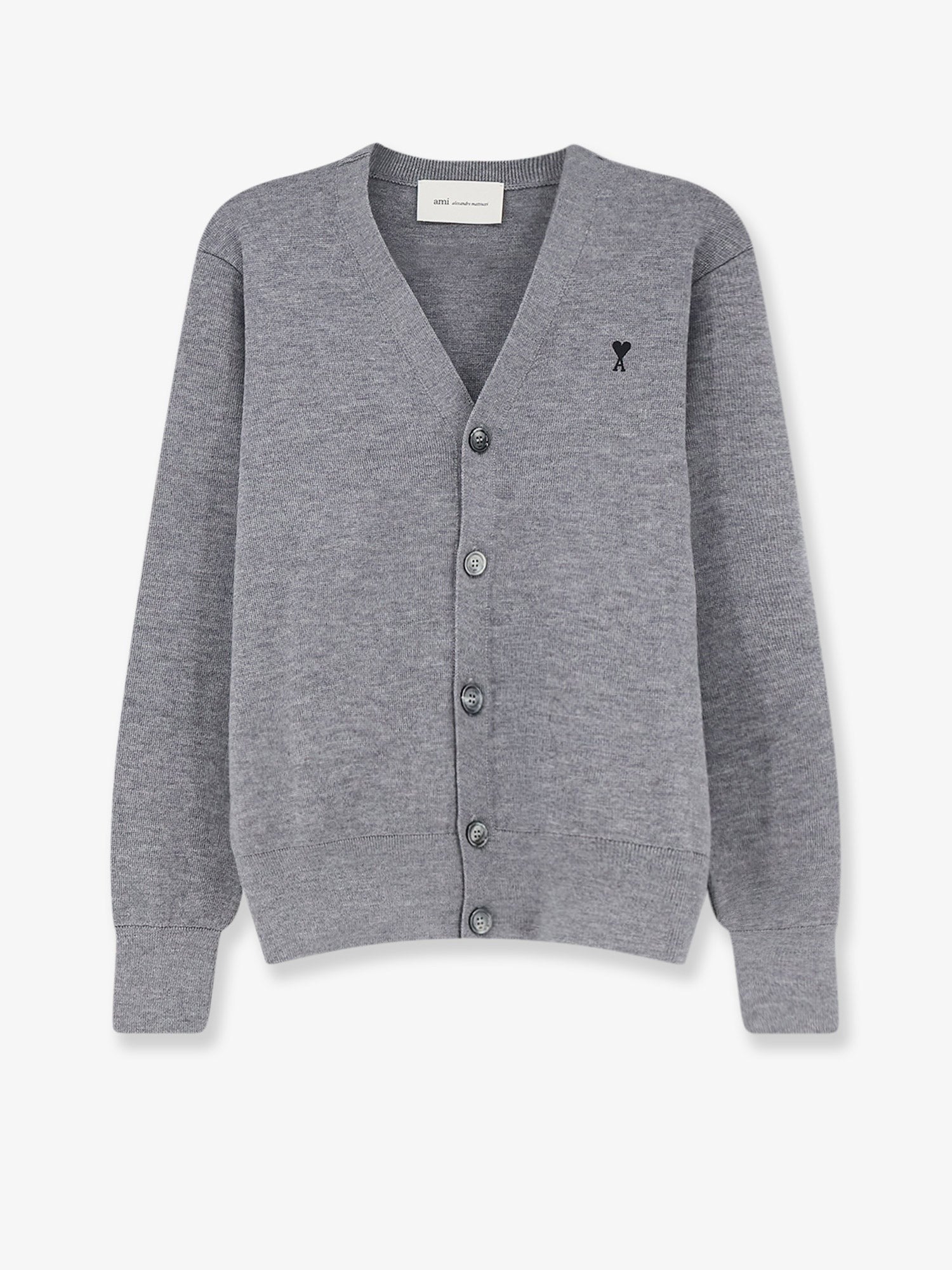 Ami Paris Men's Wool Cardigan Black