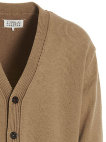 Maison Margiela Wool Cardigan Beige