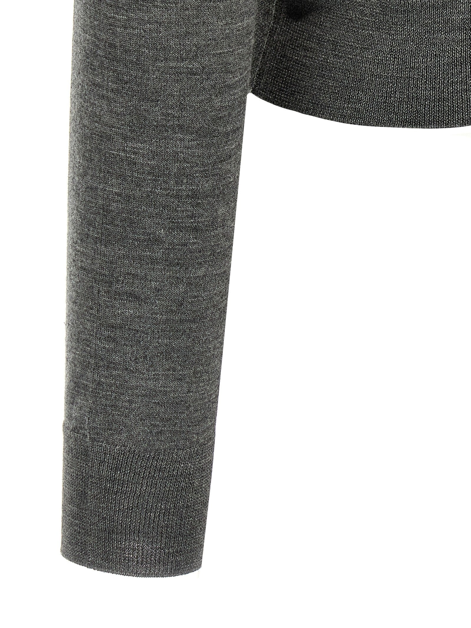 PRADA Wool Cardigan Grey