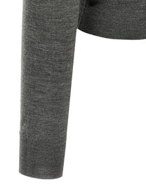 PRADA Wool Cardigan Grey