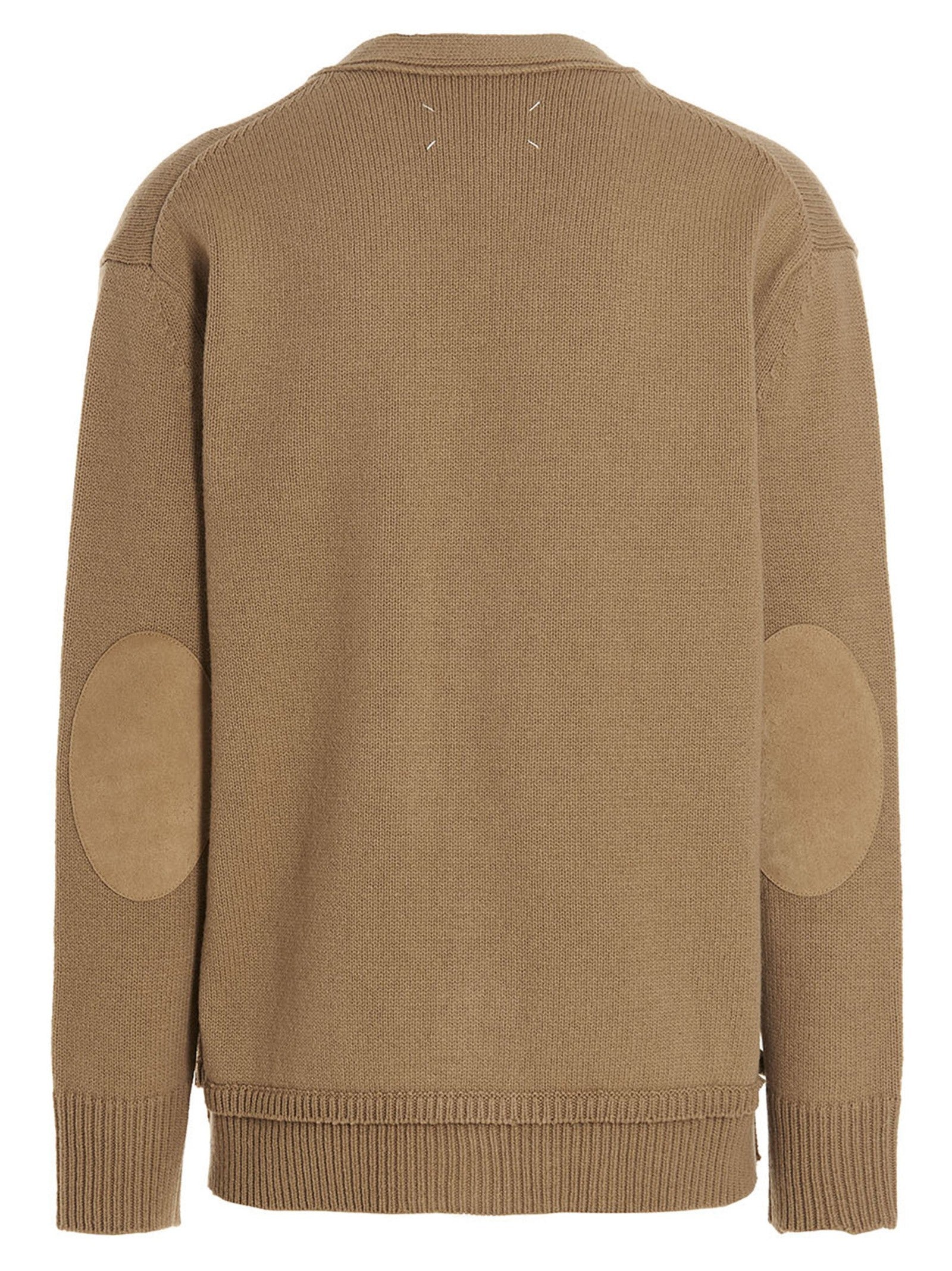 Maison Margiela Wool Cardigan Beige
