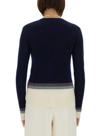 Valentino Women's Wool Cardigan Blue