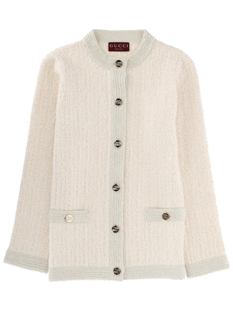 Gucci Women's Wool Cardigan White