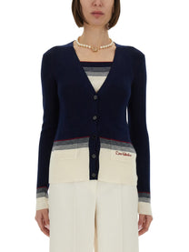Valentino Women's Wool Cardigan Blue