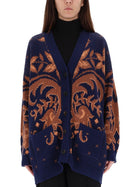 ETRO Women's Wool Cardigan Multicolor