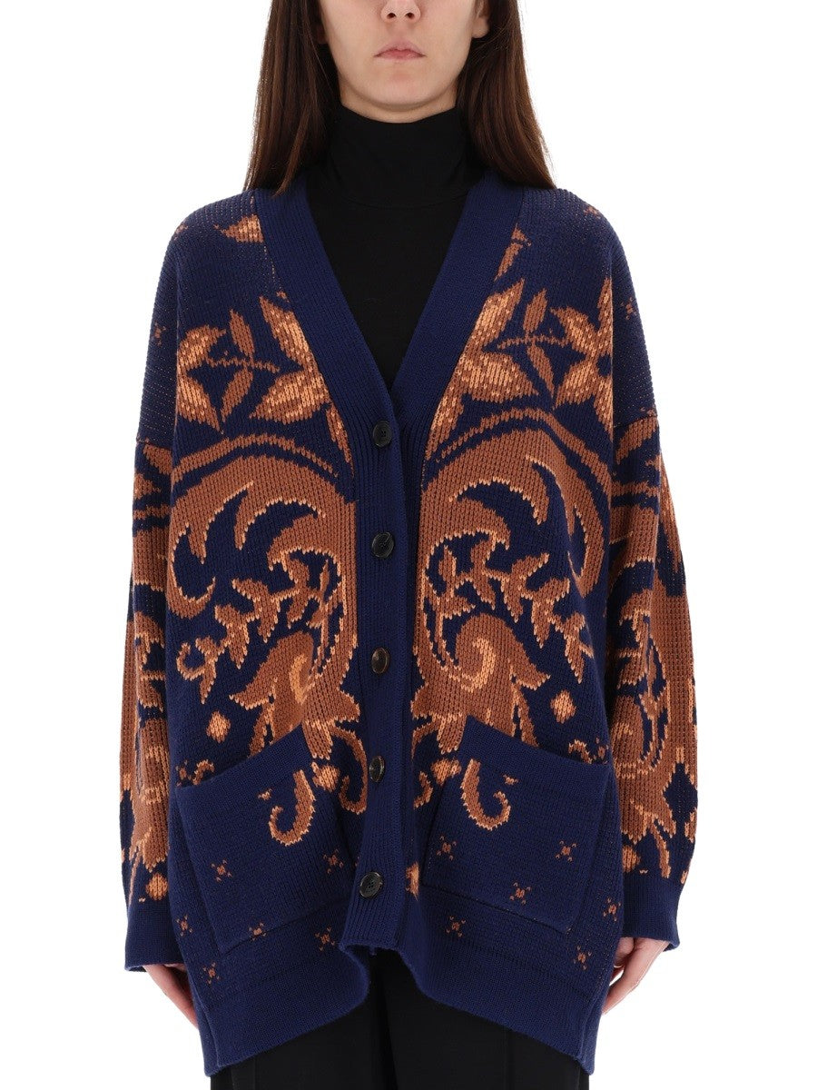 ETRO Women's Wool Cardigan Multicolor