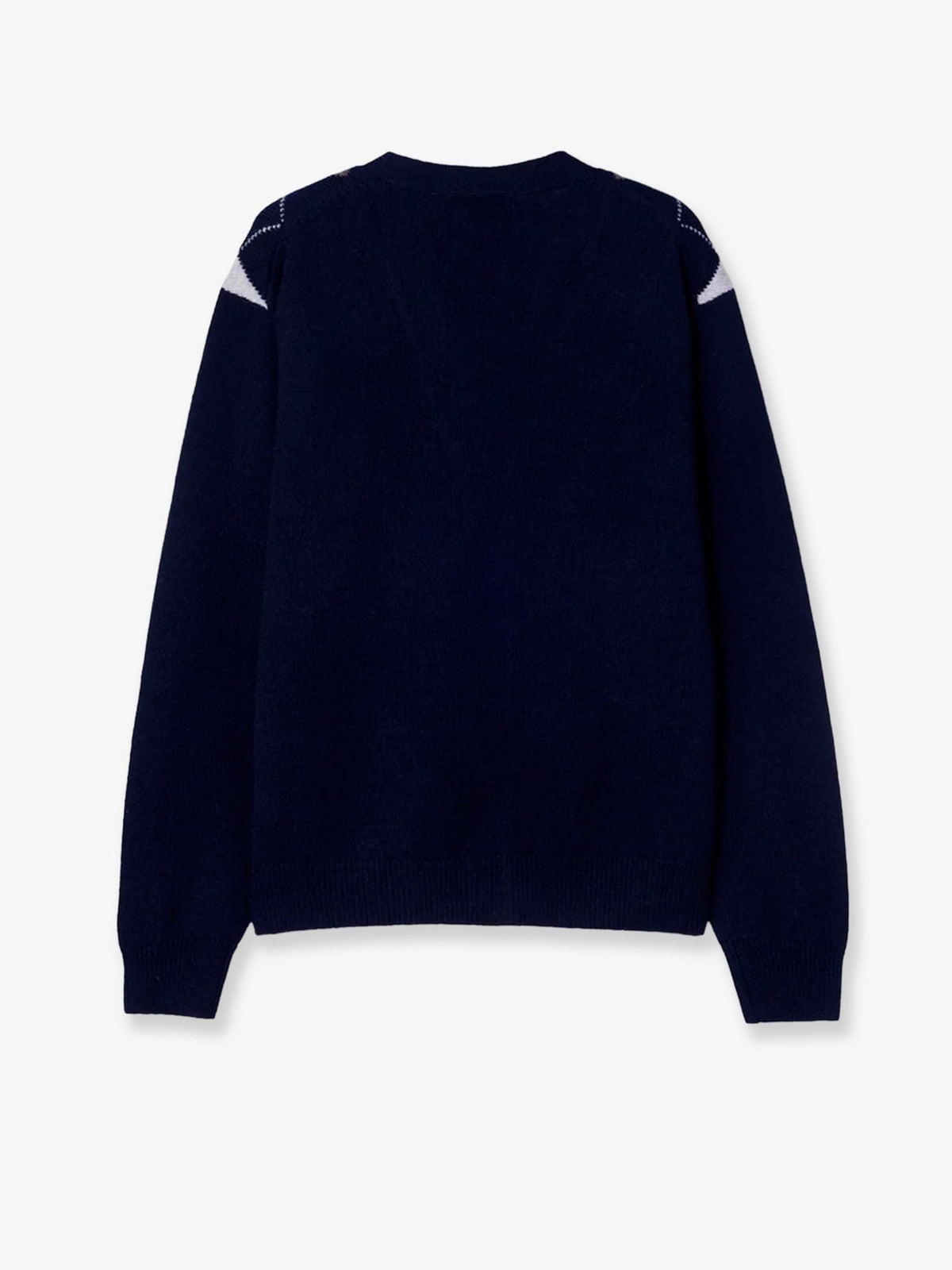 DUNST Men's Wool Cardigan Blue