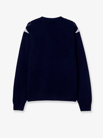 DUNST Men's Wool Cardigan Blue