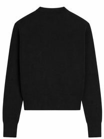 Ami Paris Women's Wool Cardigan Black