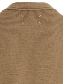 Maison Margiela Wool Cardigan Beige