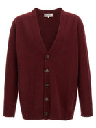 Maison Margiela Wool Cardigan Red