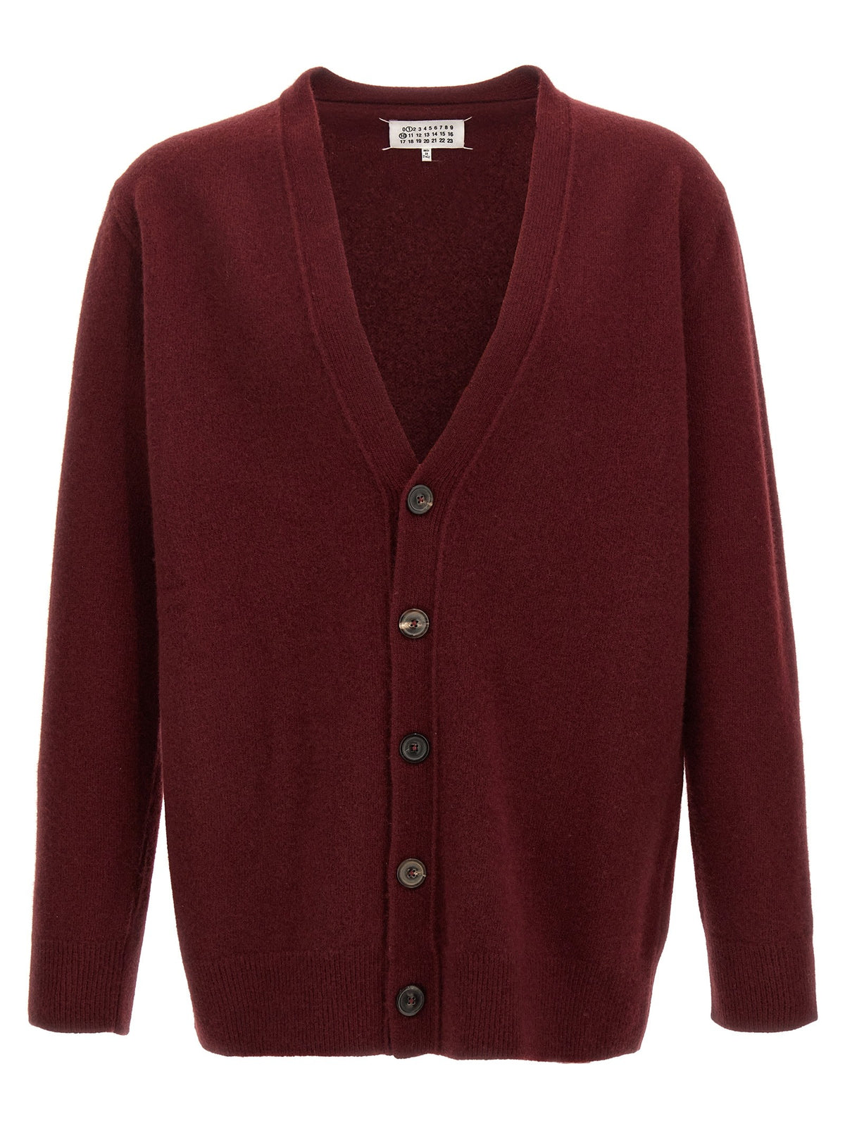 Maison Margiela Wool Cardigan Red