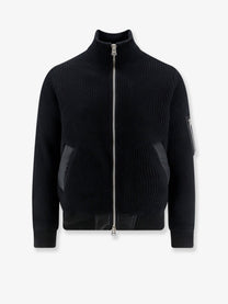 Sacai Men's Wool Cardigan Black