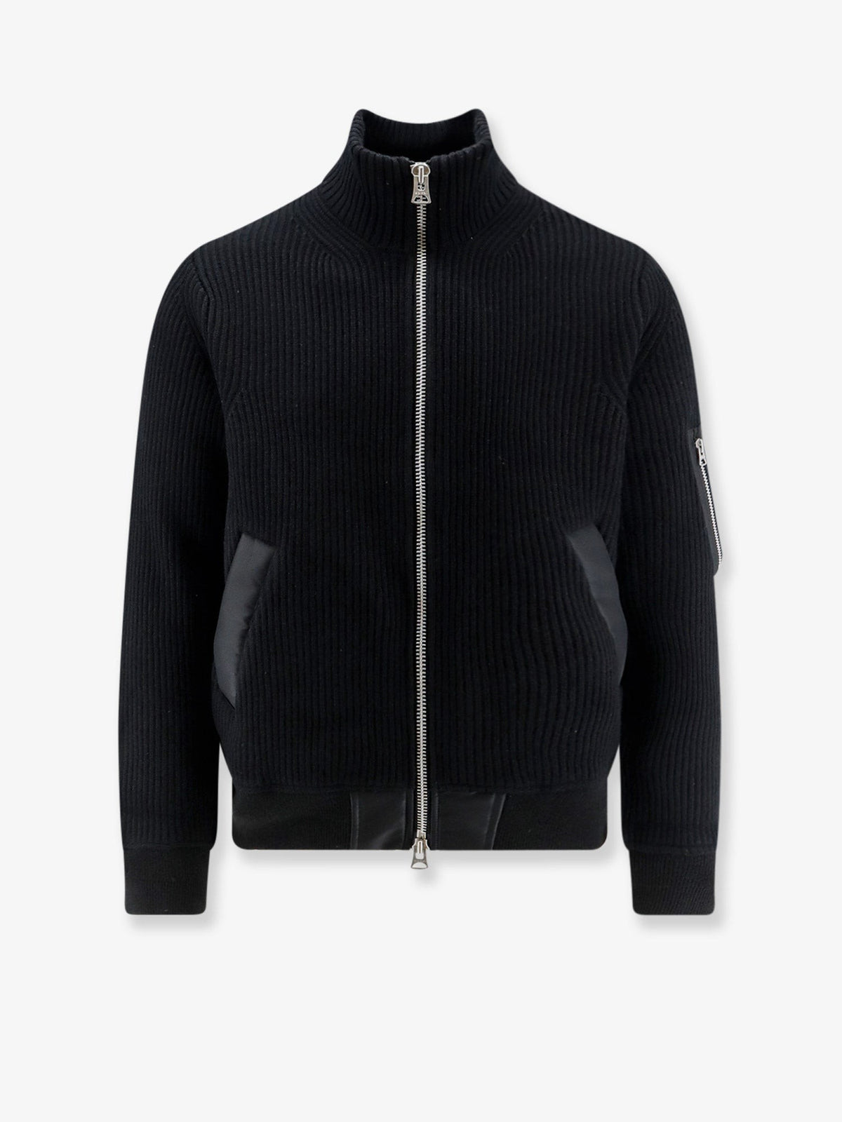 Sacai Men's Wool Cardigan Black