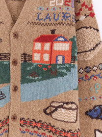 Polo Ralph Lauren Men's Wool Cardigan Beige