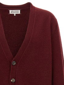 Maison Margiela Wool Cardigan Red, view 3