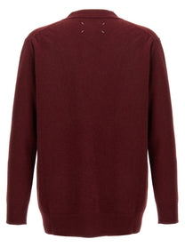 Maison Margiela Wool Cardigan Red, view 2