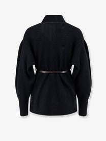 Brunello Cucinelli Women's Cashmere and Silk Blend Cardigan Black