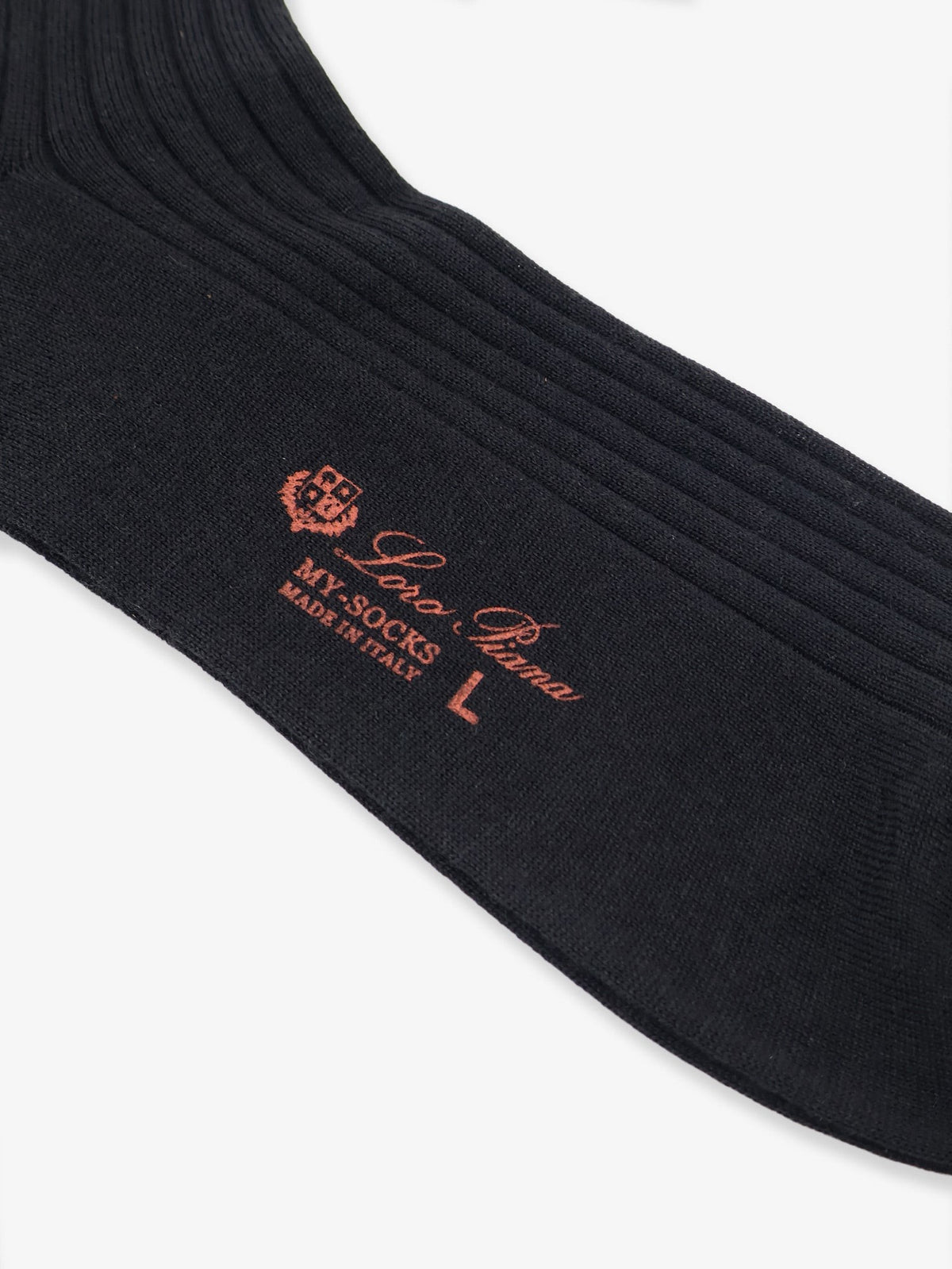 Loro Piana Men's Cashmere and Silk Socks Black