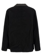 Comme Des Garҫons Homme Wool Cloth Jacket Black