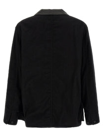 Comme Des Garҫons Homme Wool Cloth Jacket Black