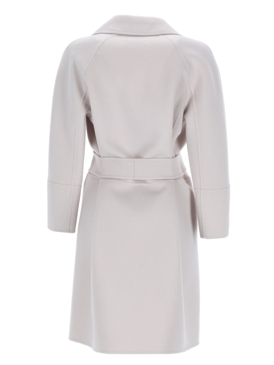 S MAX MARA Women's Wool Coat White