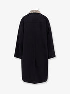 Rohe Women's Wool Coat Black, view 2