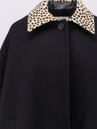 Rohe Women's Wool Coat Black, view 3