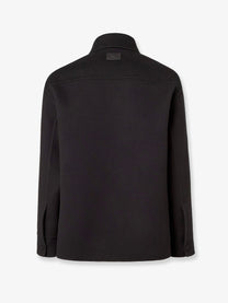 Fendi Men's Wool Coat Black