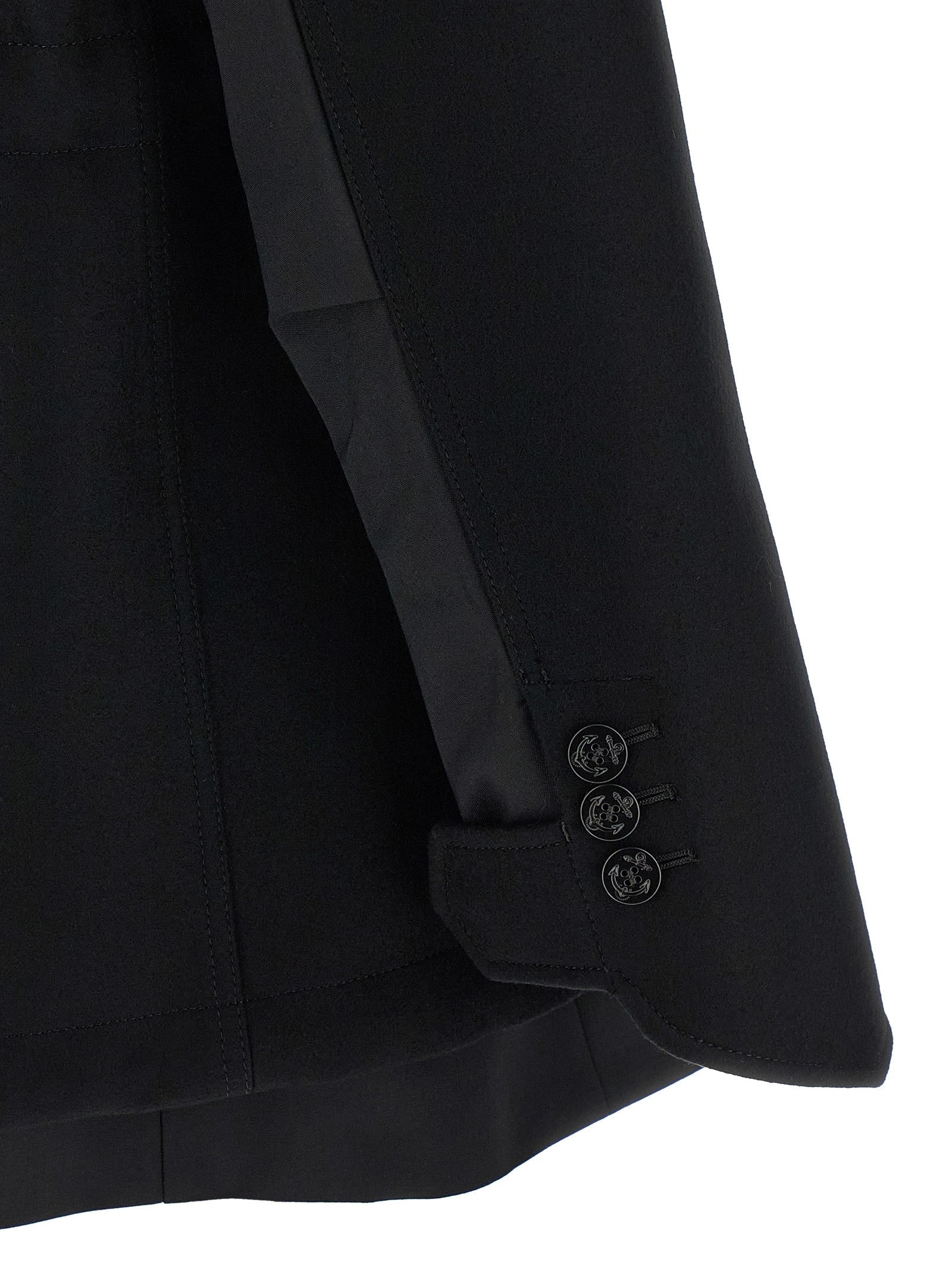 Sacai Wool Coat Black