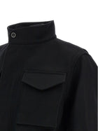 Sacai Wool Coat Black, view 6