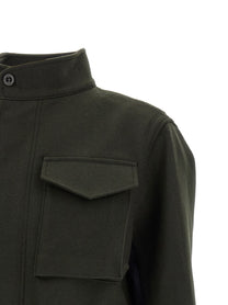 Sacai Wool Coat Green
