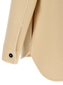 Jil Sander Wool Coat Beige