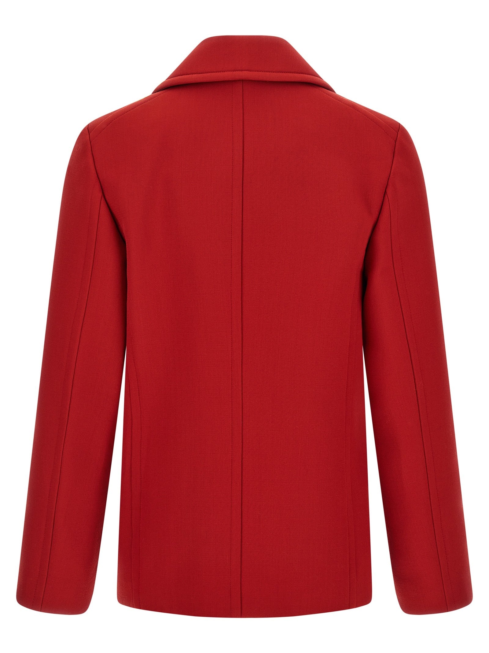 AURALEE Wool Coat Red
