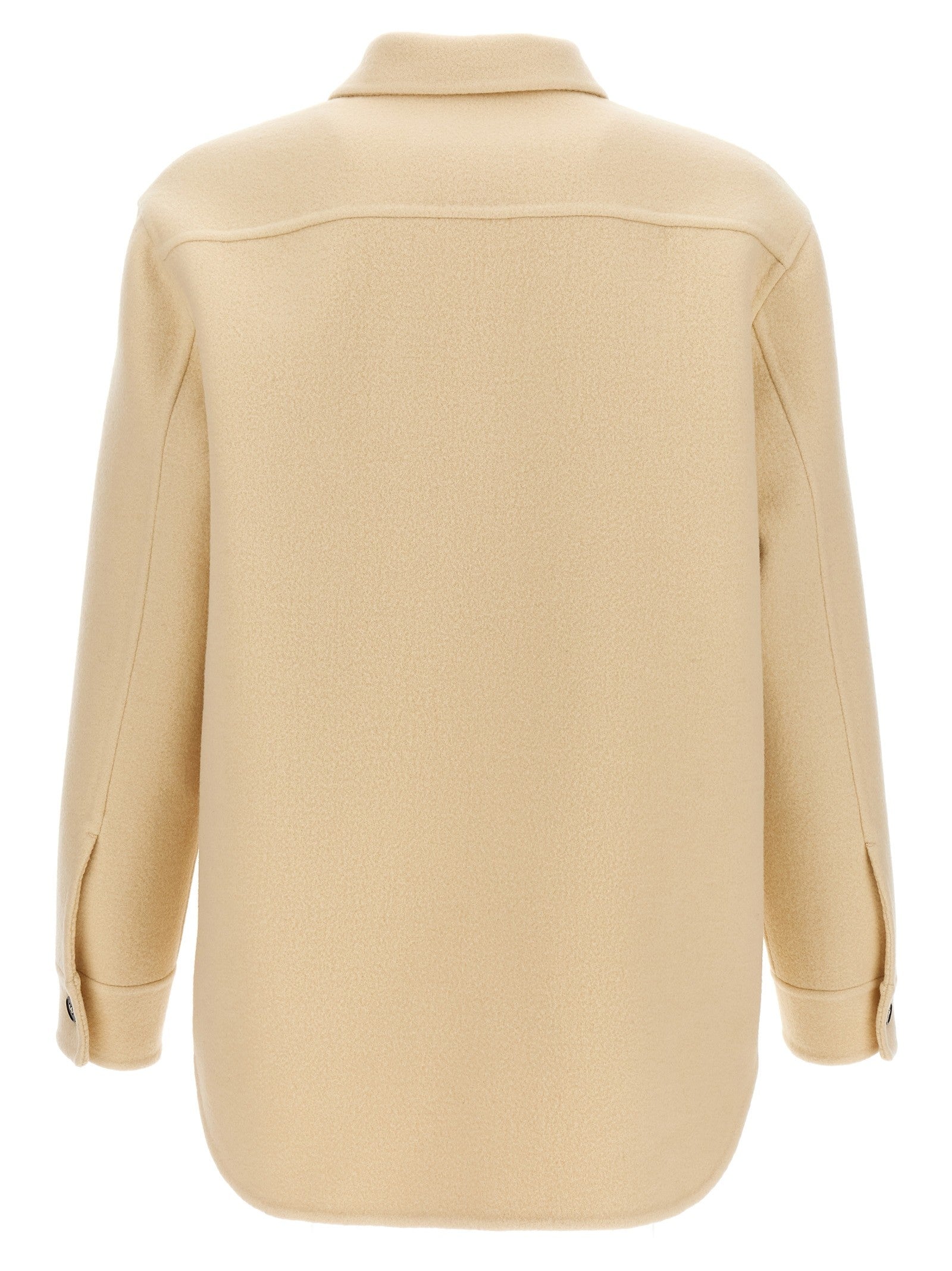 Jil Sander Wool Coat Beige