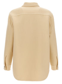 Jil Sander Wool Coat Beige