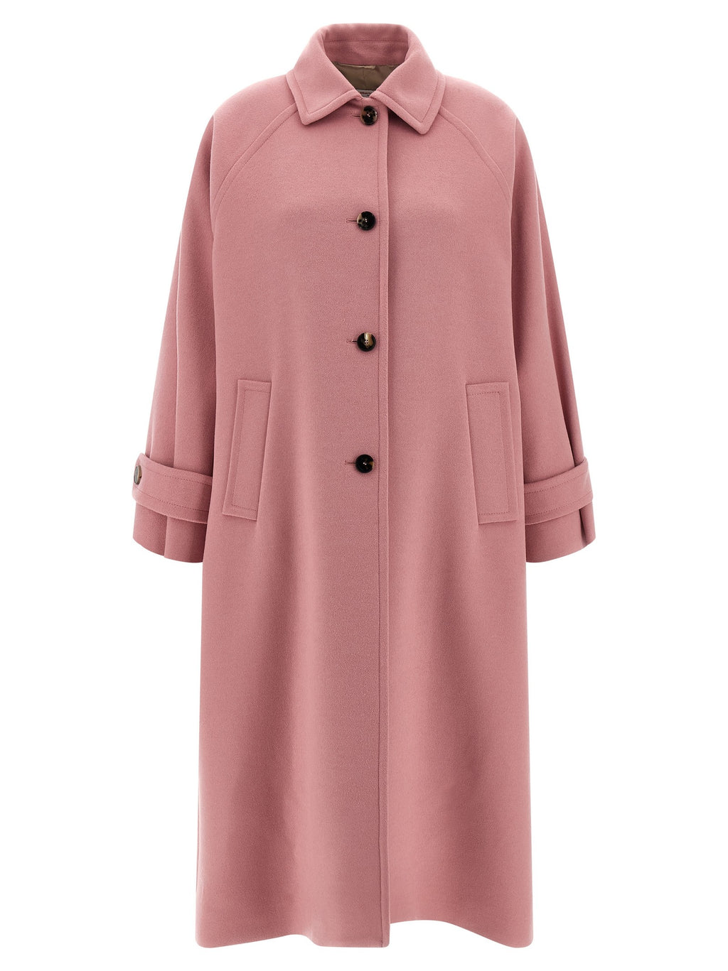 Alberto Biani Wool Coat Blue