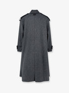 Ami Paris Men's Wool Coat Grey, view 2