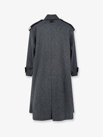 Ami Paris Men's Wool Coat Grey