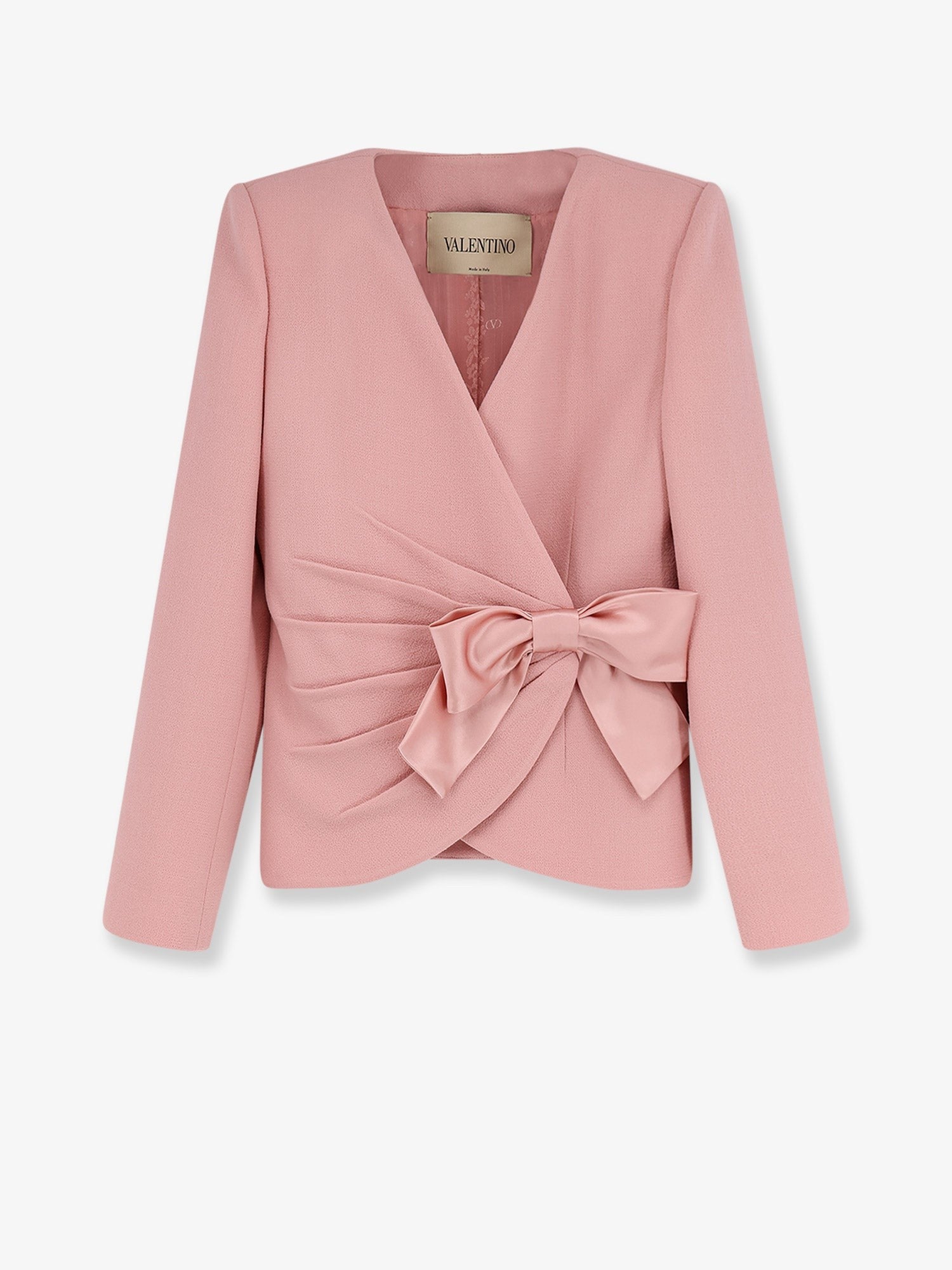 Valentino Women's Wool Crepe Blazer Pink