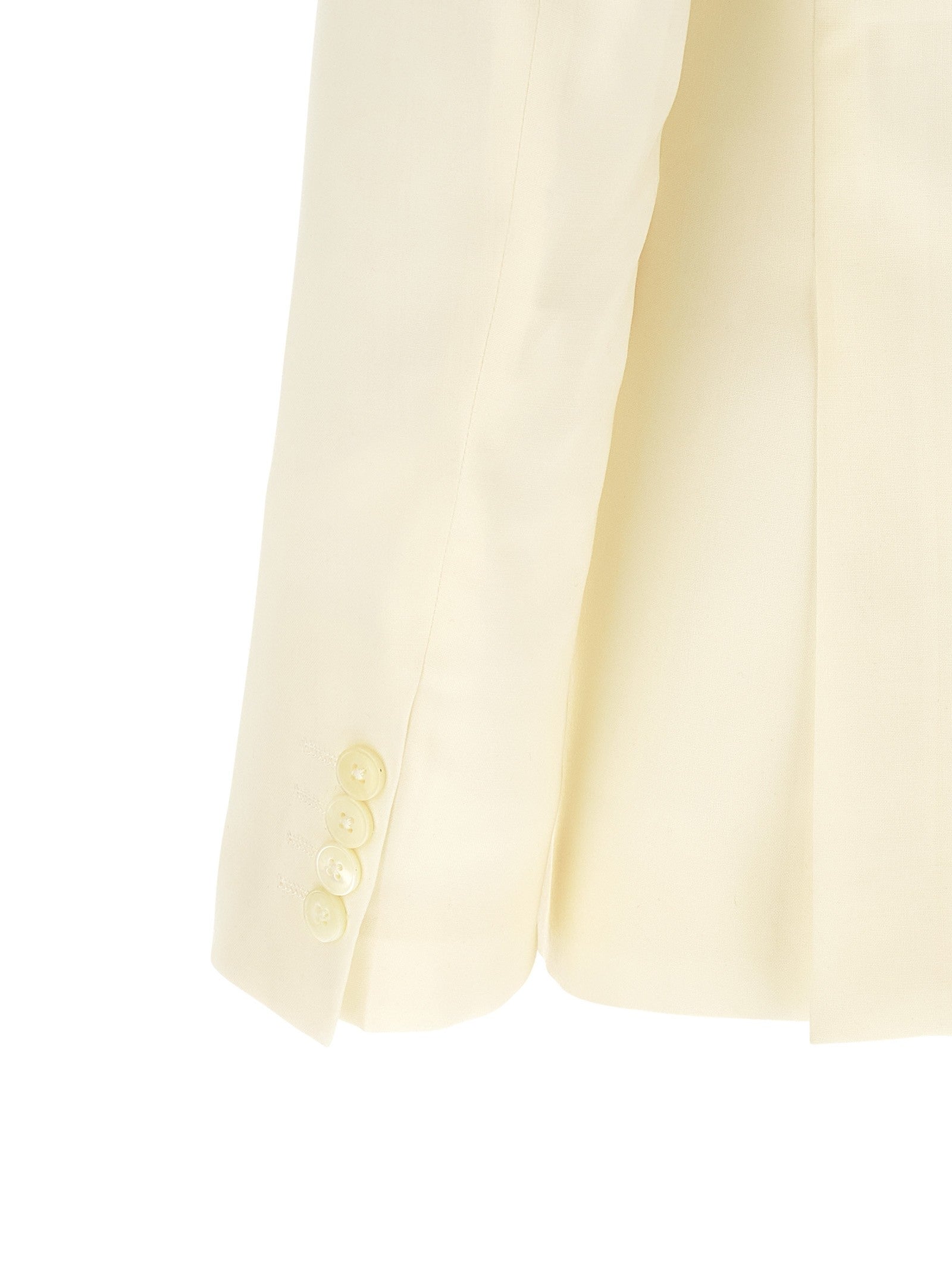 Pal Zileri Wool Dress Ceremony Line White