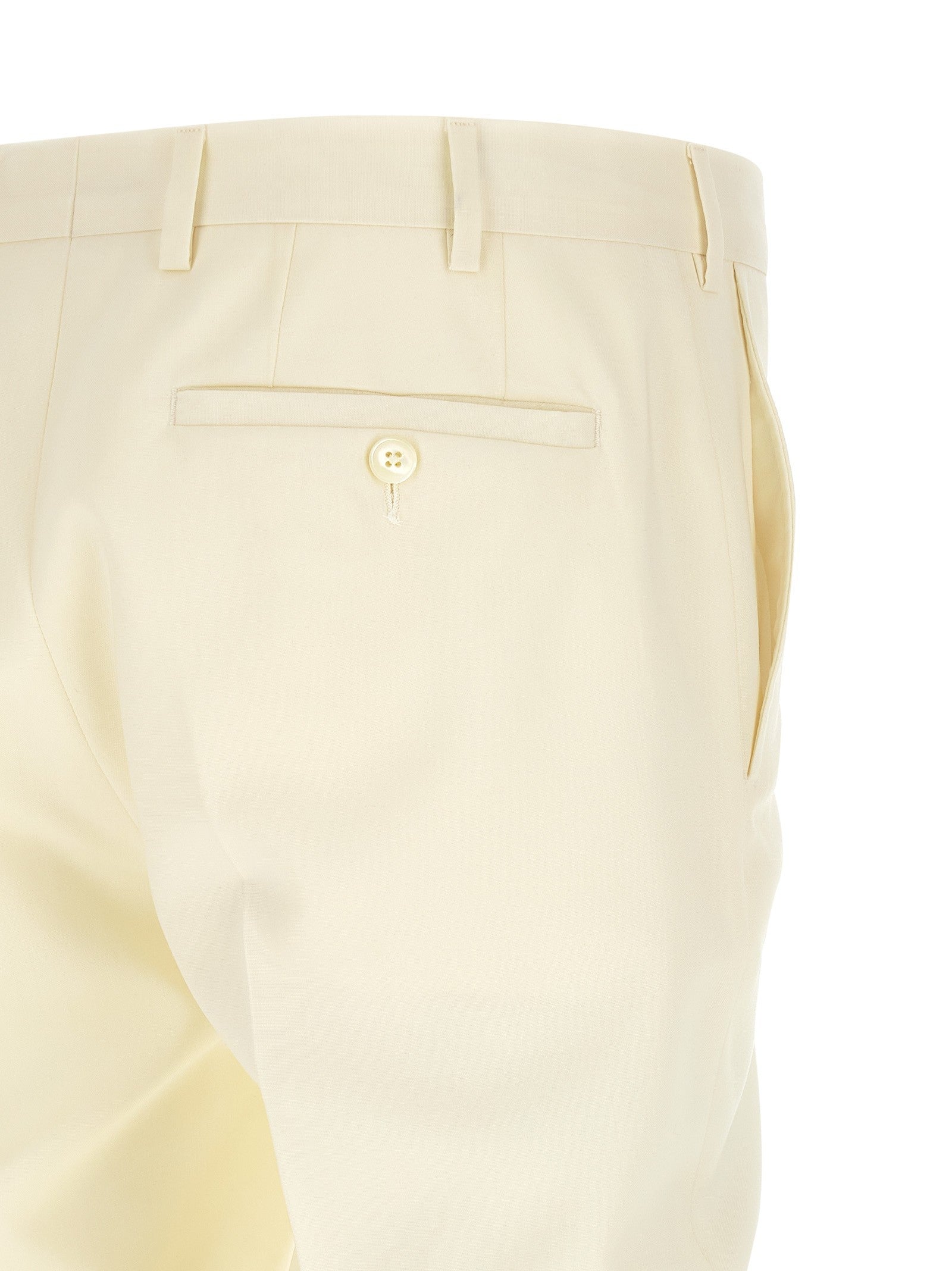 Pal Zileri Wool Dress Ceremony Line White