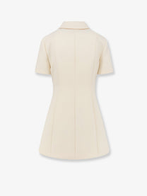 Gucci Women's Wool Dress White