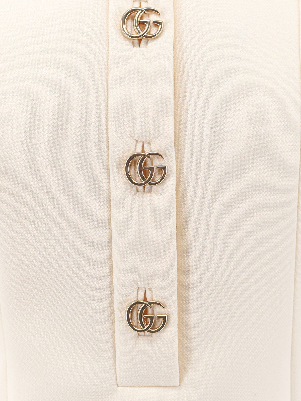 Gucci Women's Wool Dress White